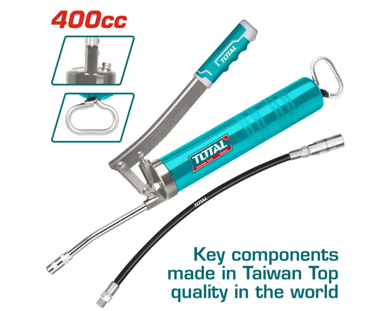 مشحمة يدوية صناعية حجم 400 TOTAL GREASE GUN