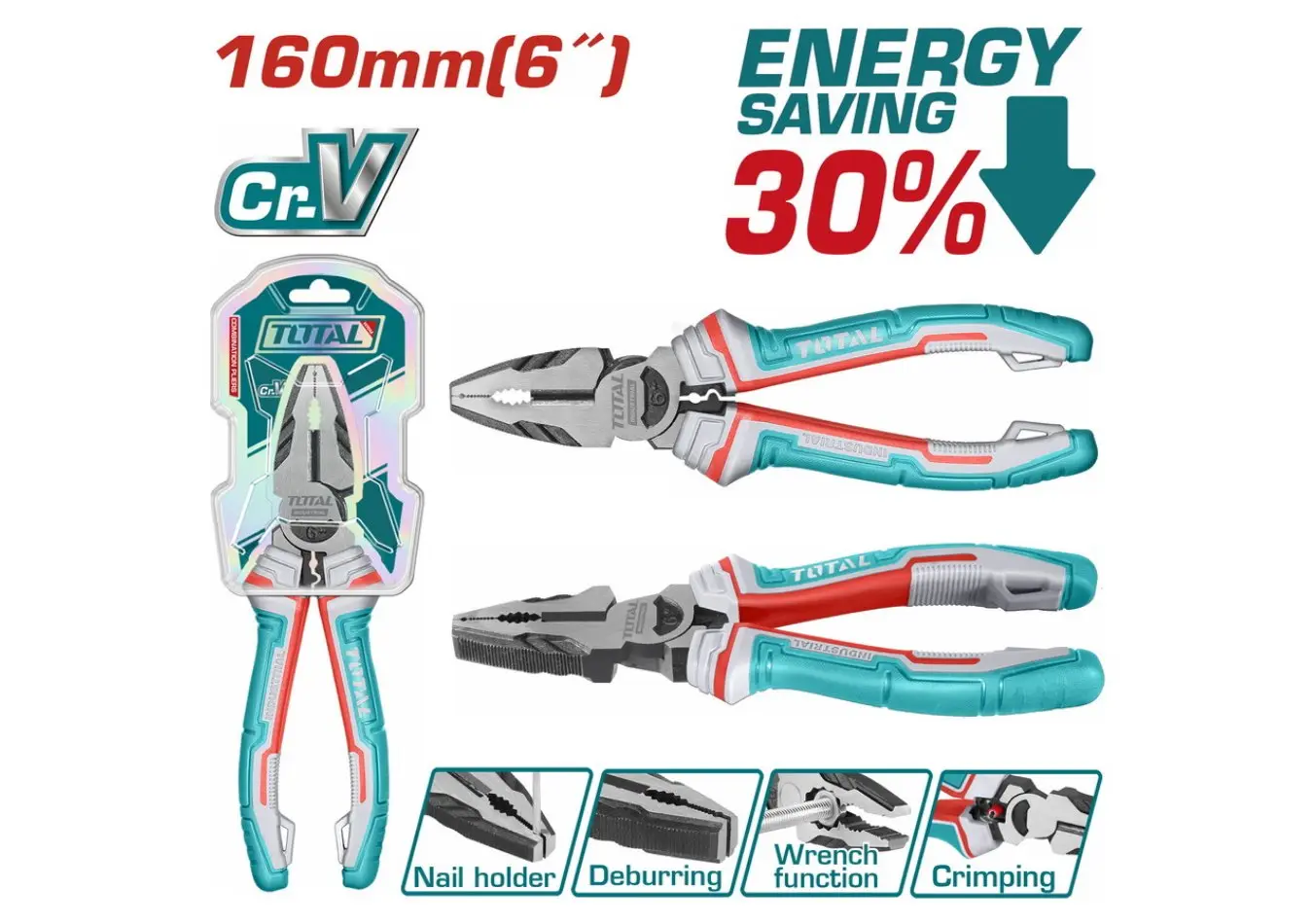 بانسة 160 مم 6 انش توفير عزم 30 % TOTAL