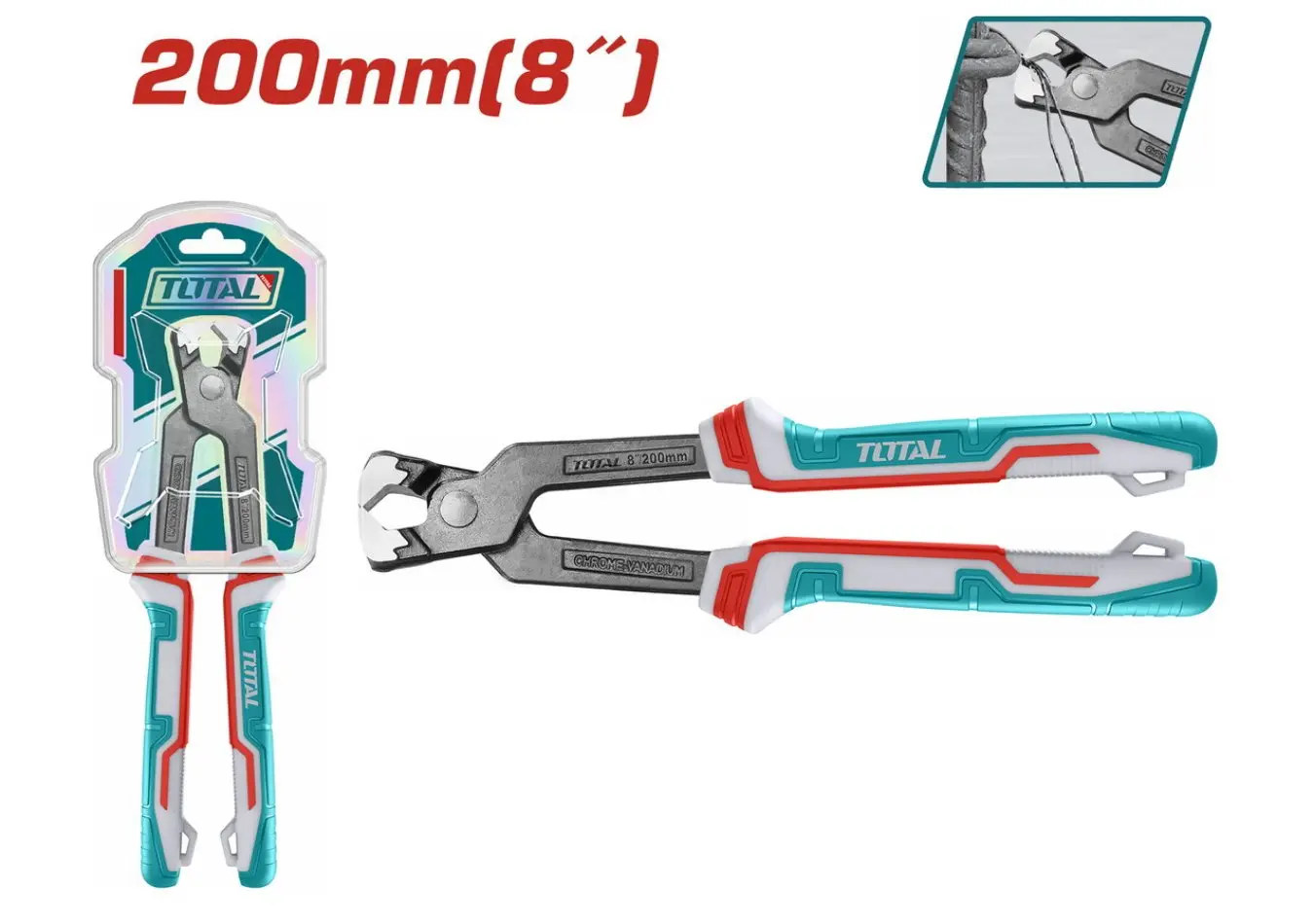 بانسة كماشة نجار 200مم 8 انش ماركة TOTAL (( صناعي )) Rabbit pliers