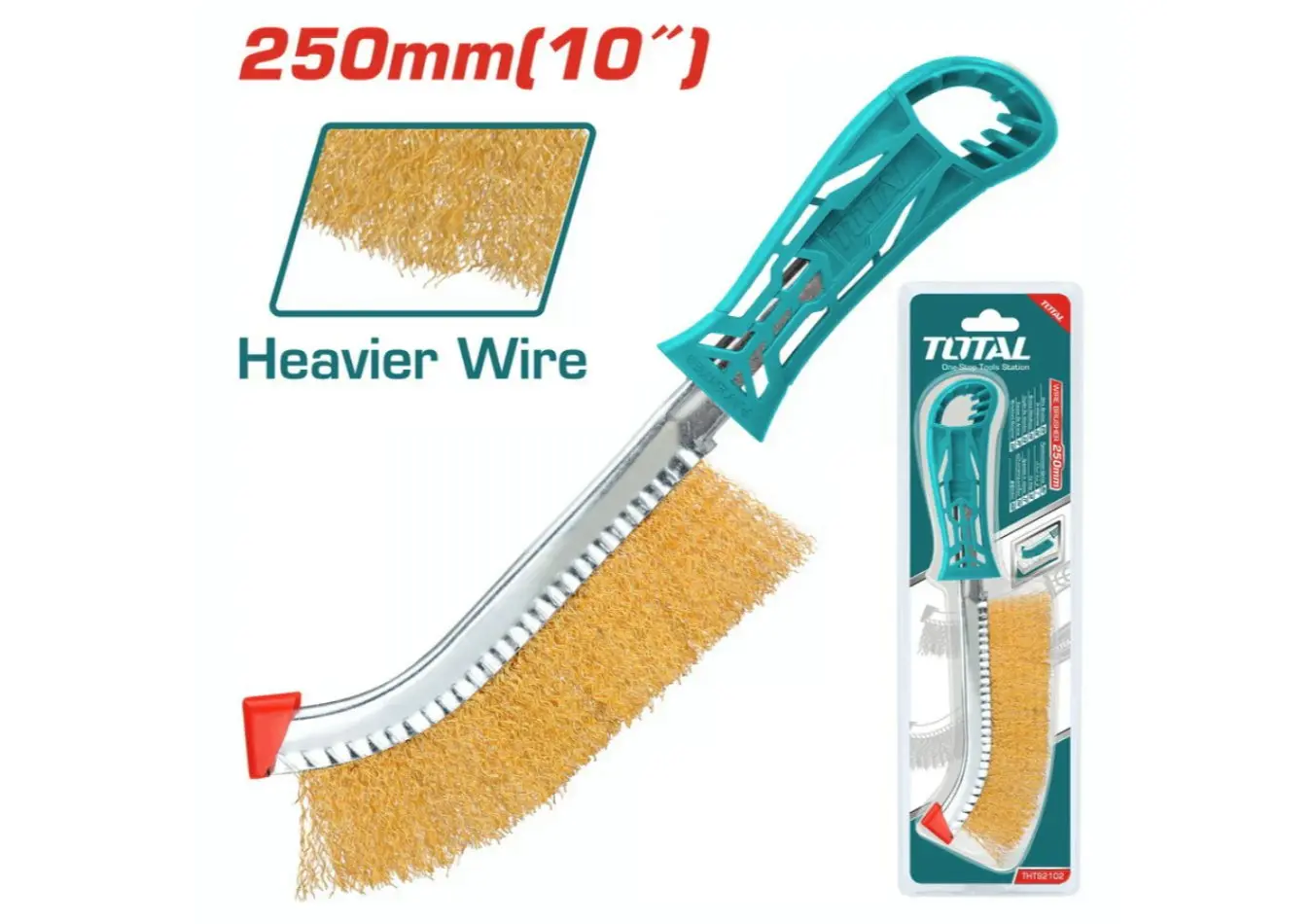 THT92102 - فرشاة حديد طولية 250 مم TOTAL