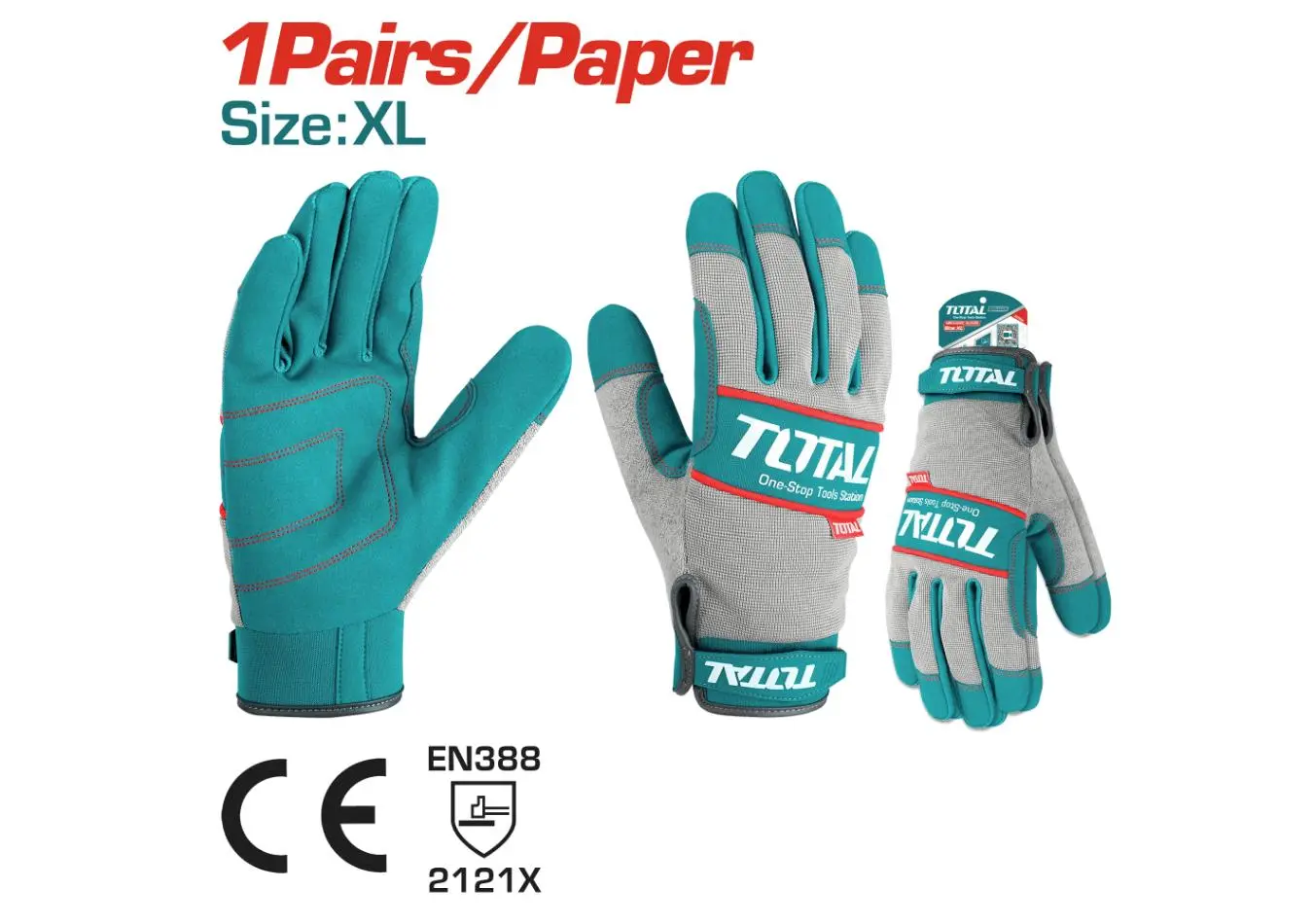 TSP1808-XL - كف ميكانيكي XL ماركة TOTAL