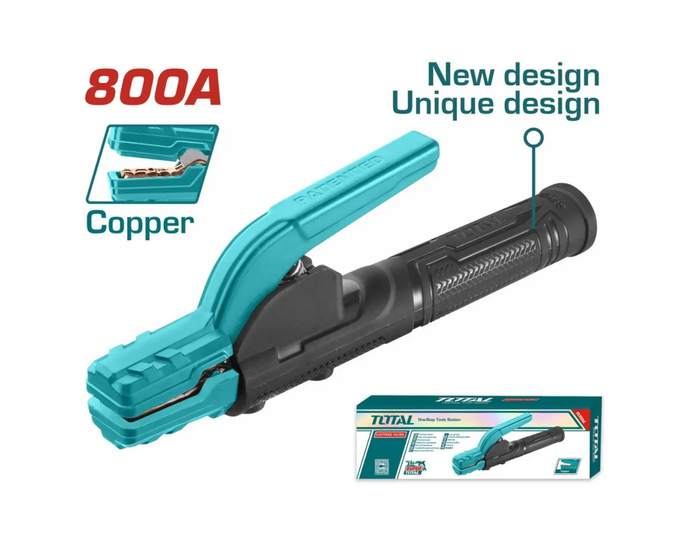 TWAH8006 - بانسة لحام 800 امبير نحاس TOTAL