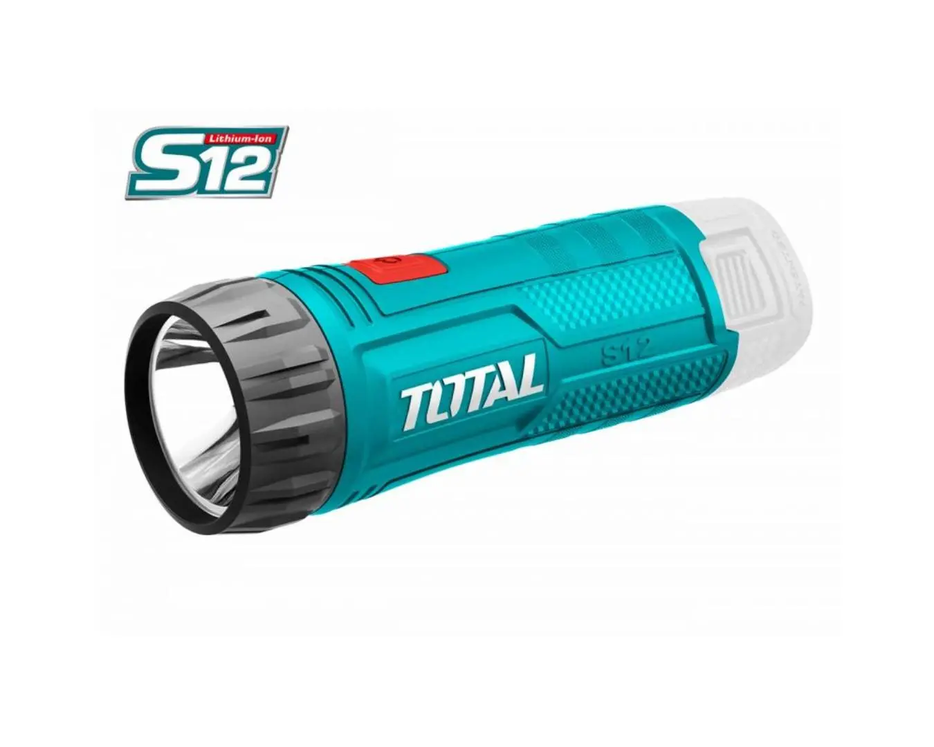 مصباح يدوي ليثيوم ليد 12 فولت بدون بطارية وشاحن TOTAL