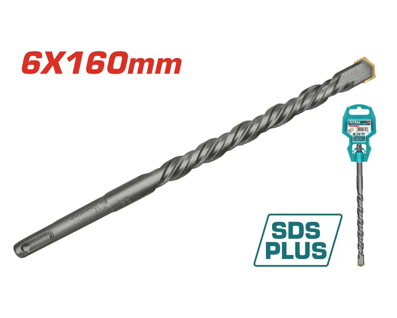 TAC310602 - ريشة SDS PLUS -6X160 ماركة TOTAL