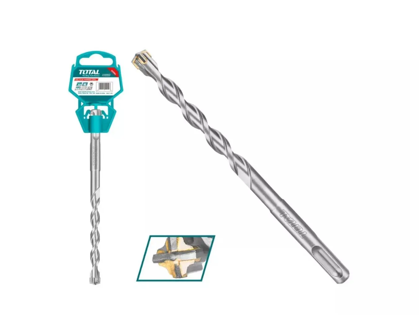 ريشة SDS PLUS 6 × 160 راس رباعي ماركة TOTAL