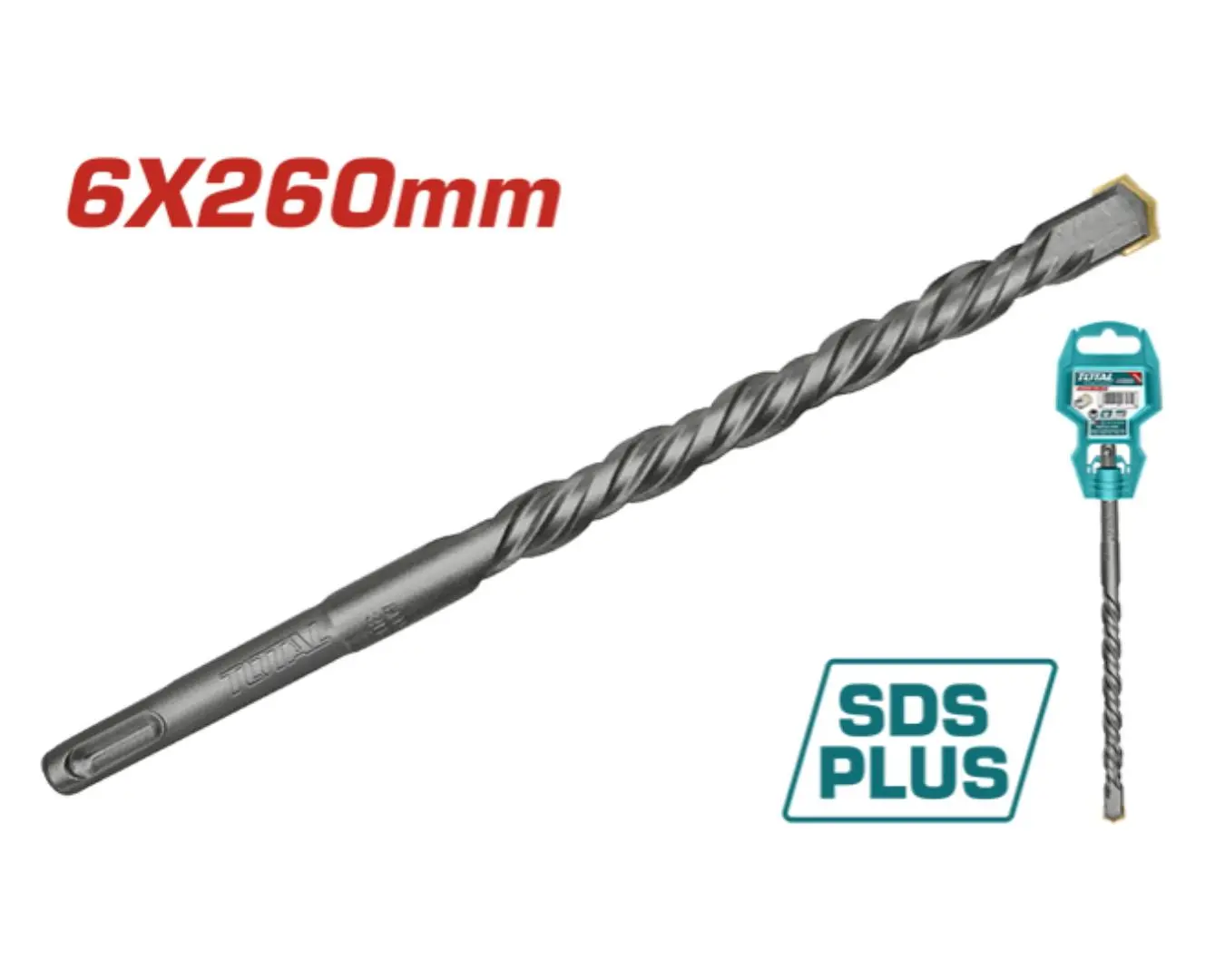 ريشة SDS PLUS -6X260 ماركة TOTAL