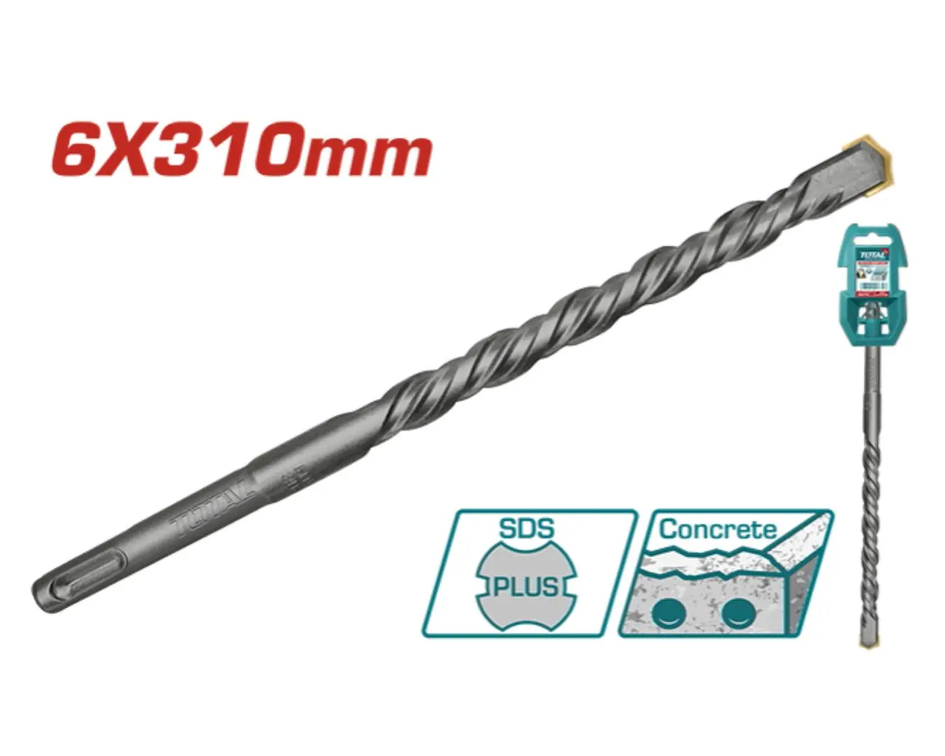 TAC310605 - ريشة SDS PLUS -6X310 ماركة TOTAL