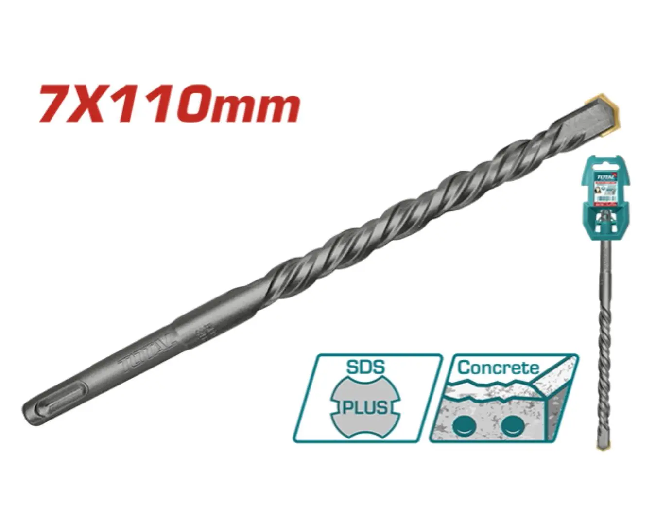 ريشة SDS PLUS -7×110 ماركة TOTAL
