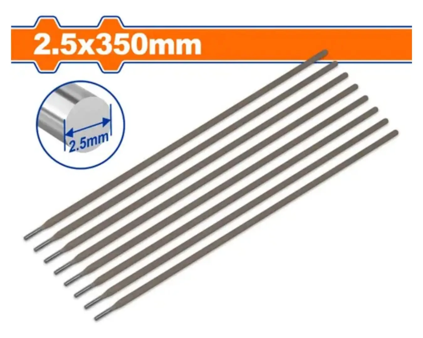 لحام كهرباء 5 كغ 2.5 مم كربون ستيل E6013 من WADFOW