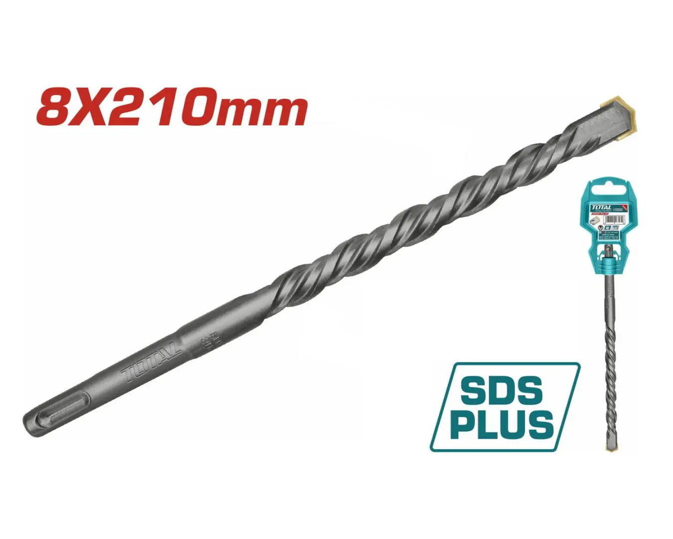 ريشة SDS PLUS -8X210 ماركة TOTAL