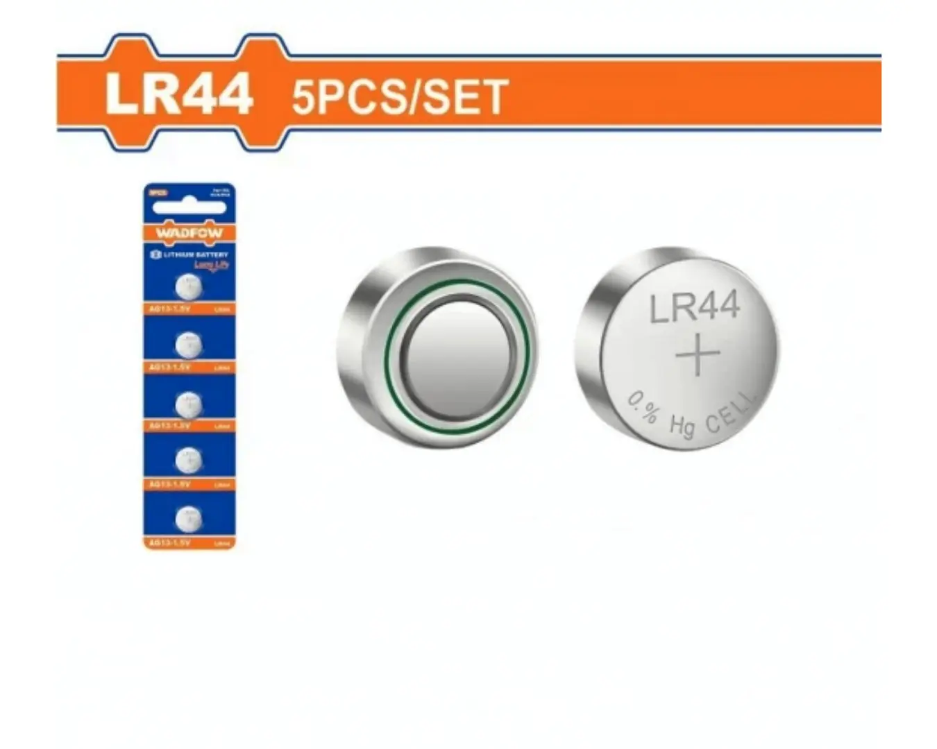 بطارية 1.5 فولت ( LR44 ) ماركة WADFOW