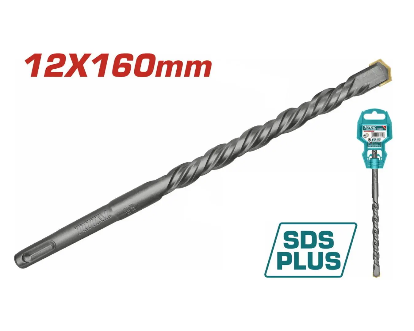 ريشة SDS PLUS -12X160 ماركة TOTAL