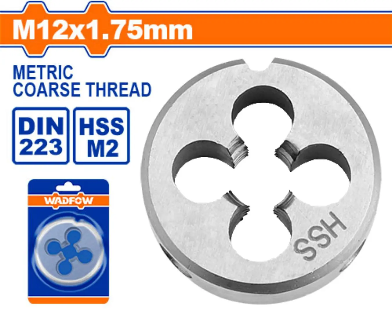 حدة 1.75 × M 12 مم WADFOW