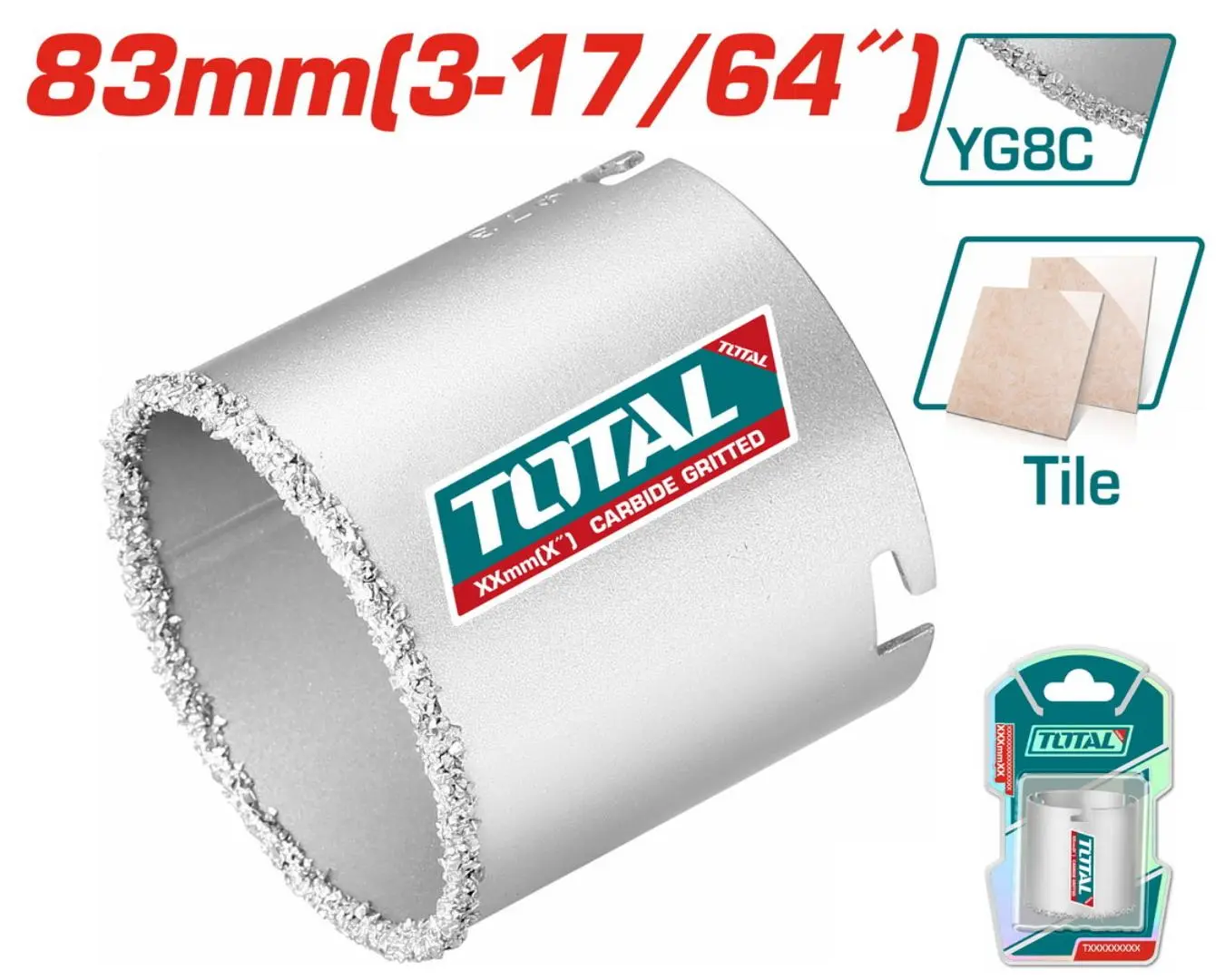 كاس حفر الماس 83 مم رخام بدون حامل ماركة TOTAL