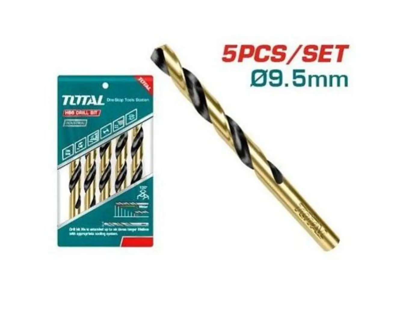 ريشة حديد 9.5 مم موديل HSS ماركة TOTAL
