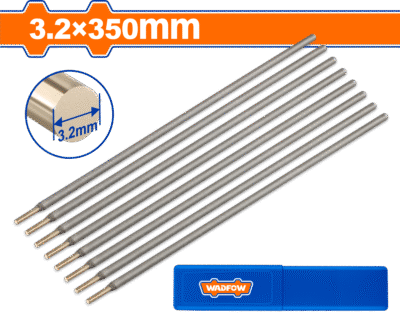 سياخ لحام كهربائية سماكة 3.2 مم نوع Item: E308L-16 وزن 5 كغ ضمن علبة بلاستيك ماركة WADFOW