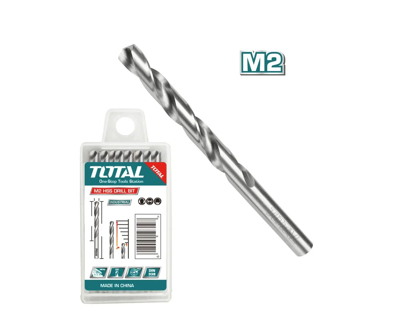 ريشة حديد 3.5 مم موديل M2 ماركةTOTAL