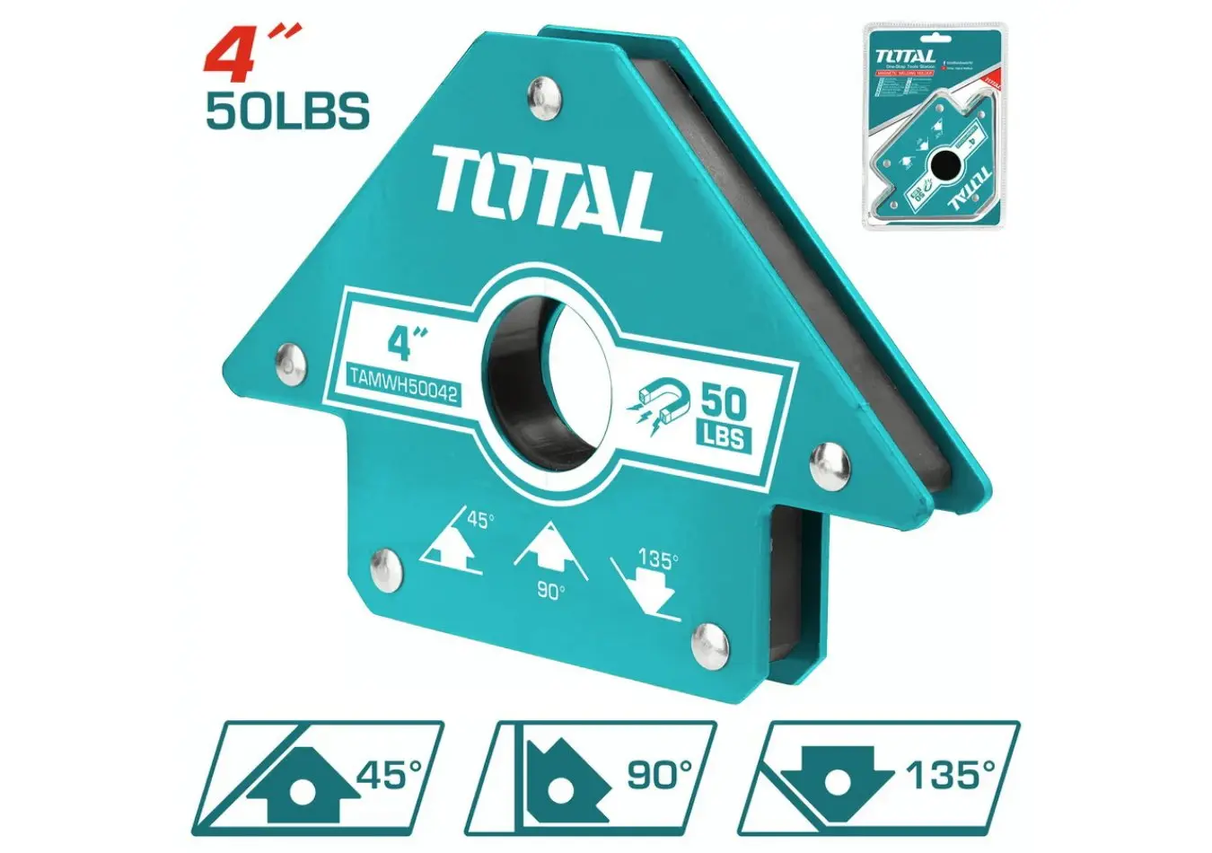 زاوية لحام 4 انش 45.90.135 درجة ماركة TOTAL