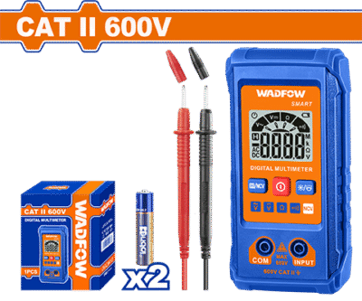 افو متر AC/DC ديجتال 4000 عملية 600 فولت مع مقاومة ماركة WADFOW - WDM1502