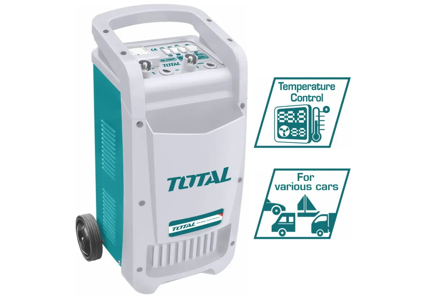 شاحن بطارية 40 امبير لزوم بطاريات 40-700 امبير ملف المنيوم صناعي TOTAL