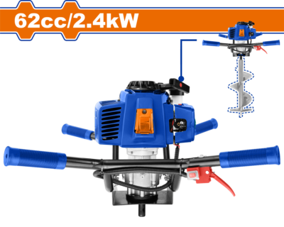 حفارة ارض زراعية بنزين 62 cc استطاعة 2.4 kw ماركة WADFOW