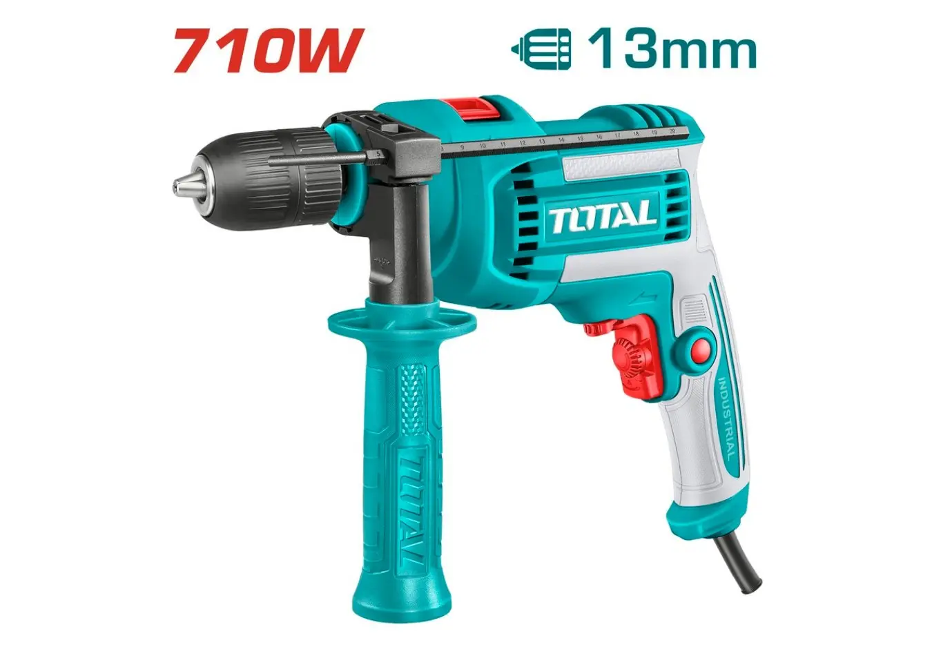مثقب 710 واط 13 مم كوان اتوماتيك TOTAL